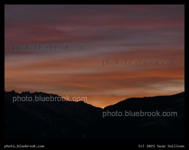 February Evening Color - Corvallis MT