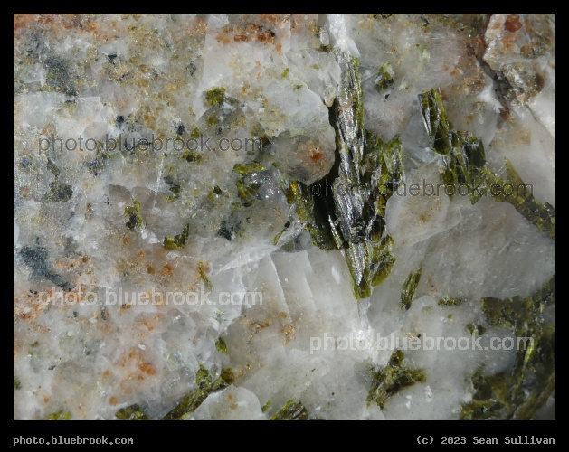 Epidote in Quartz - Corvallis MT