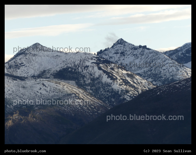 Afternoon Light on Thawing Slopes - Corvallis MT