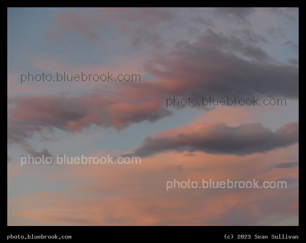 Scattered Clouds in Sunset Colors - Corvallis MT