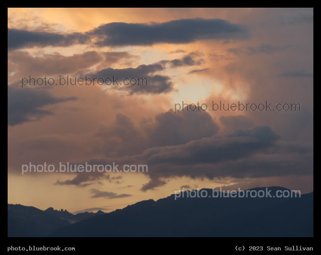 Layers of Clouds at Sunset - Corvallis MT