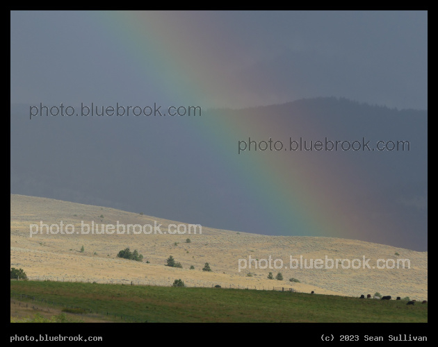 Post-Tropical Rainbow - Corvallis MT, following passage of remnants of Hurricane Hilary
