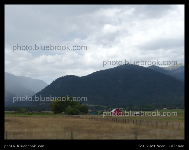 Red Barn - Between Stevensville and Victor MT