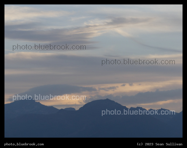 Soft Lighting above the Mountains - Corvallis MT