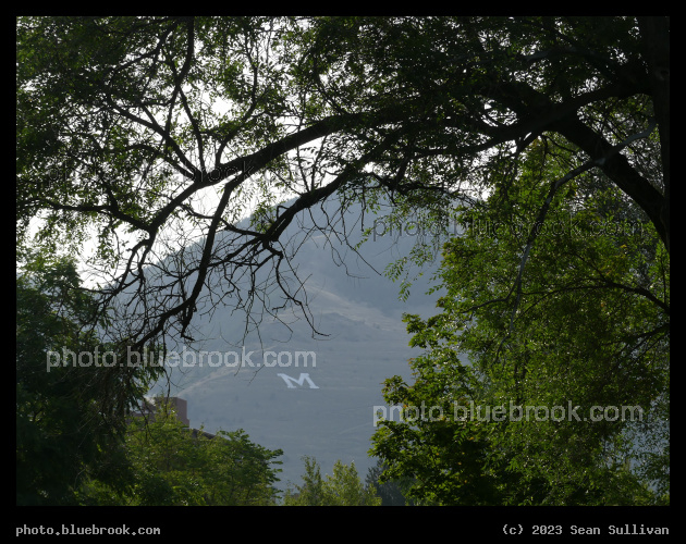 M - Mount Sentinel from McCormick Park, Missoula MT