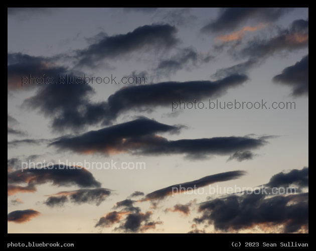 Indigo Brushstrokes in the Sky - Corvallis MT