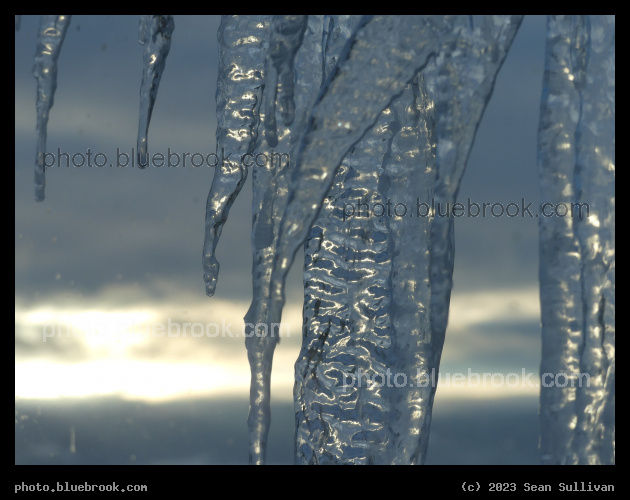 Icicles at Sunrise - Corvallis MT