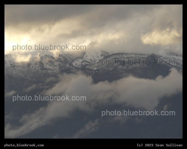 Evening Mountain Light and Clouds - Corvallis MT