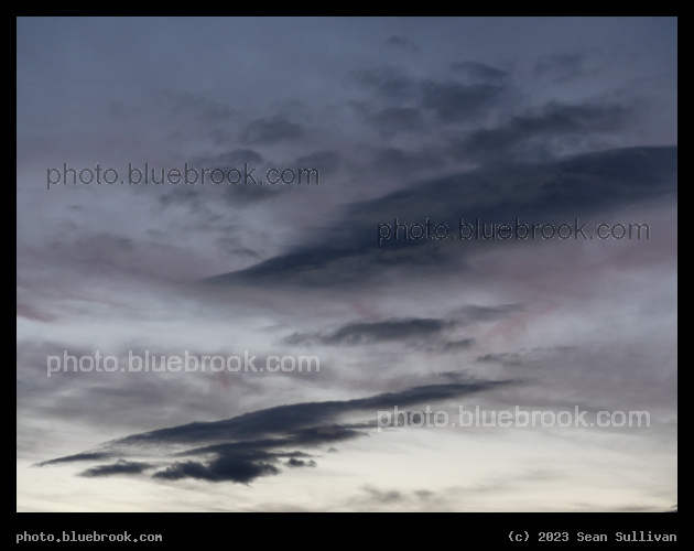 Gray Clouds with a Trace of Pink - Corvallis MT
