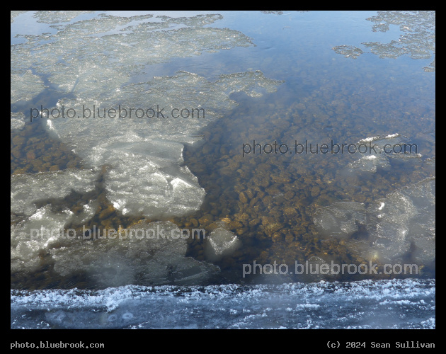 Ice in the River - Bitterrot River, Skalkaho Bend Park, Hamilton MT