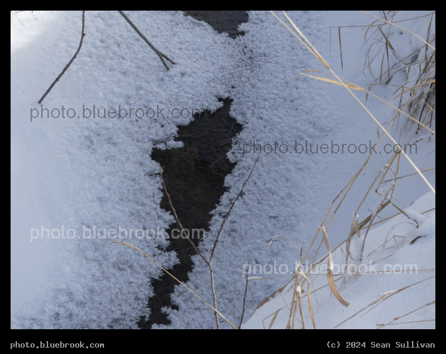 Flowing Stream beneath the Snow - Corvallis MT