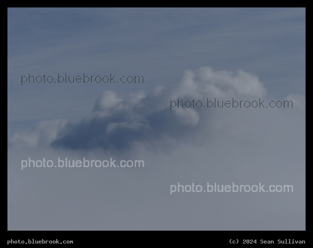 Fluffy Cloud above Fog - Corvallis MT