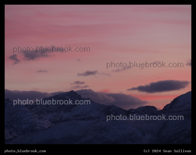 Lilac and Raspberry Sunset - Corvallis MT