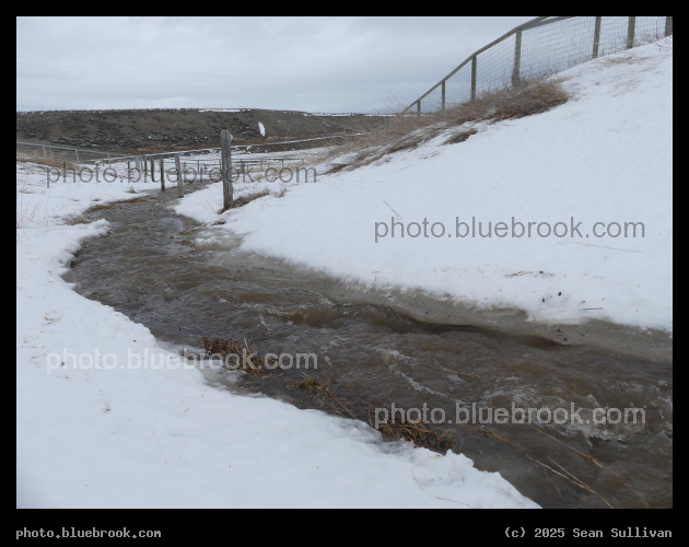 Rushing Water in February - Corvallis MT