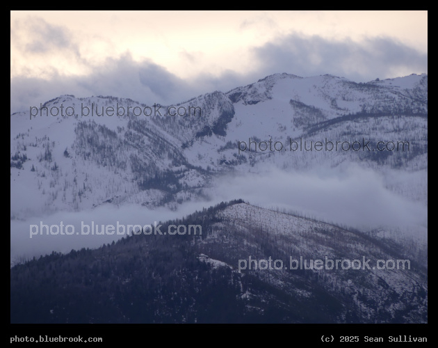Clouds behind a Ridge - Corvallis MT