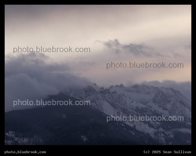 Clouds Engulfing the Mountains - Corvallis MT