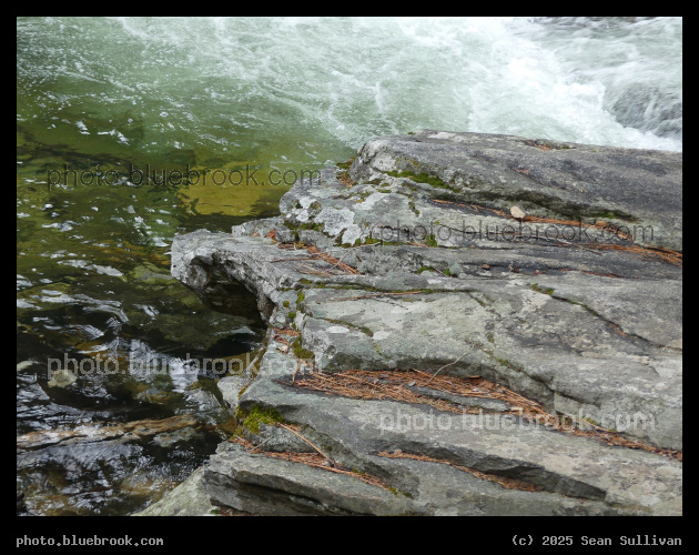 Rock Ledge over the Water - Kootenai Creek, Bitterroot National Forest, Stevensville MT