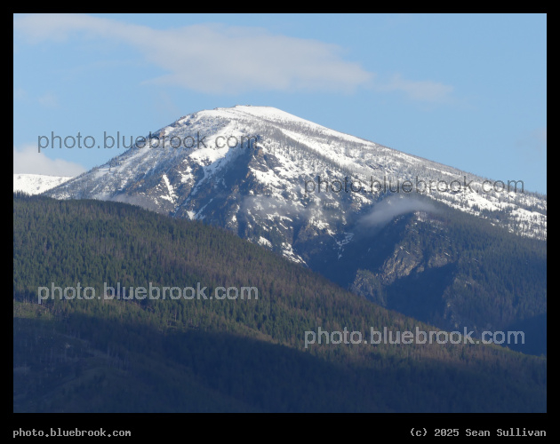 Snow at the Peak - Bitterroot Mountains, Stevensville MT