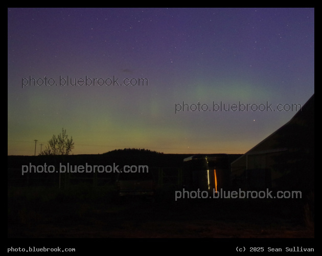 Aurora in the Northern Sky - Corvallis MT