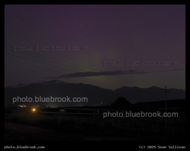 Aurora with Cloud - Corvallis MT