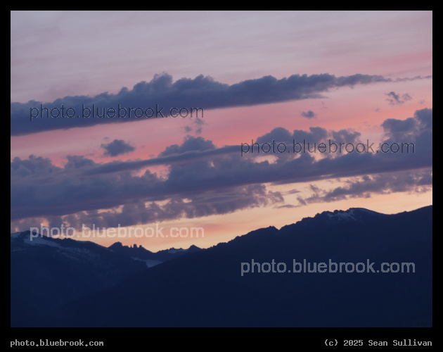 Purple Clouds in a Raspberry Sky - Corvallis MT