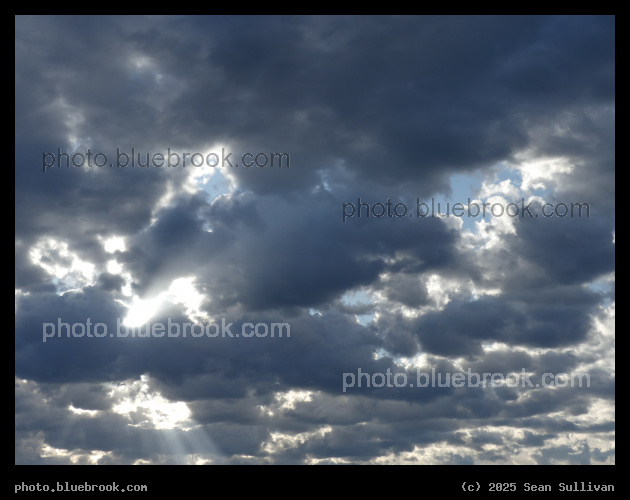 Sunbeam in Morning Clouds - Corvallis MT