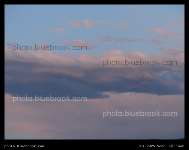 Blue Sky above Dusty Rose Sky - Corvallis MT