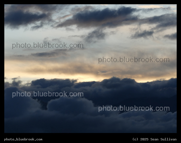 Line of Light at Sunset - Corvallis MT