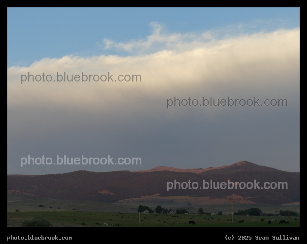Red Light on the Mountains - Corvallis MT