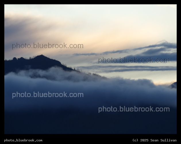 Island in the Clouds at Sunset - Corvallis MT