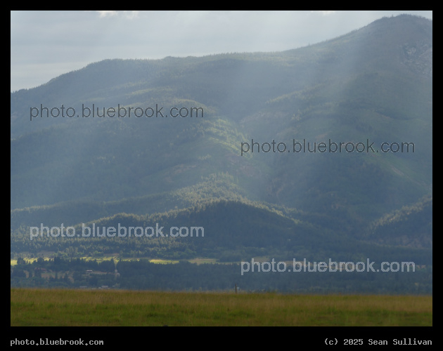 Soft Sunbeams over Mountain Folds - Corvallis MT