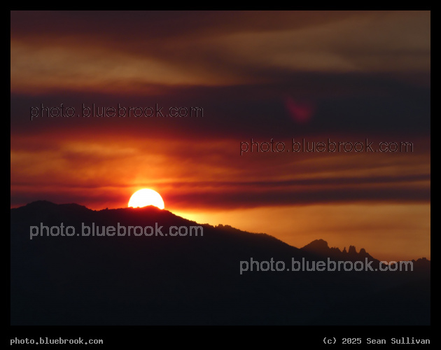 August Sun at Sunset - Corvallis MT