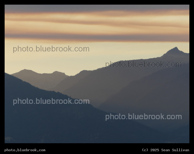 Smoke Layer at Sunset - Corvallis MT