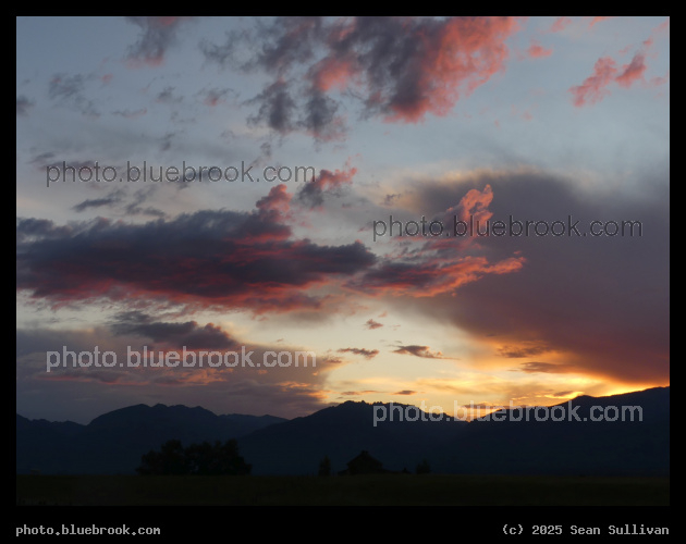 Colors of September Twilight - Corvallis MT