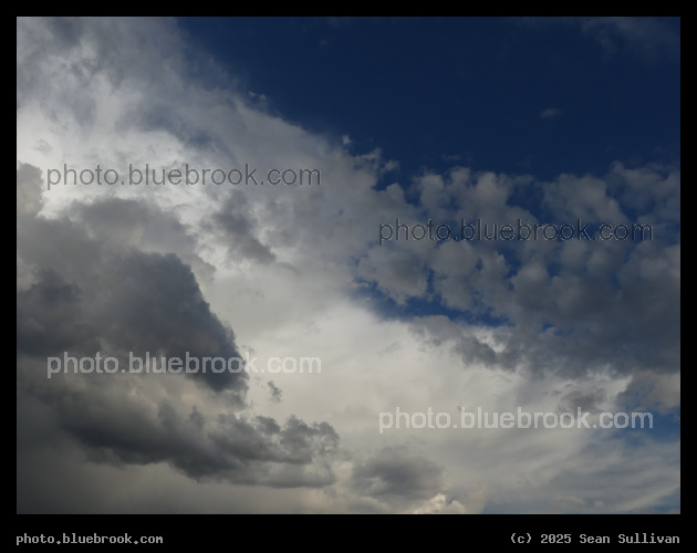 Blue Sky and Dotted Clouds - Corvallis MT