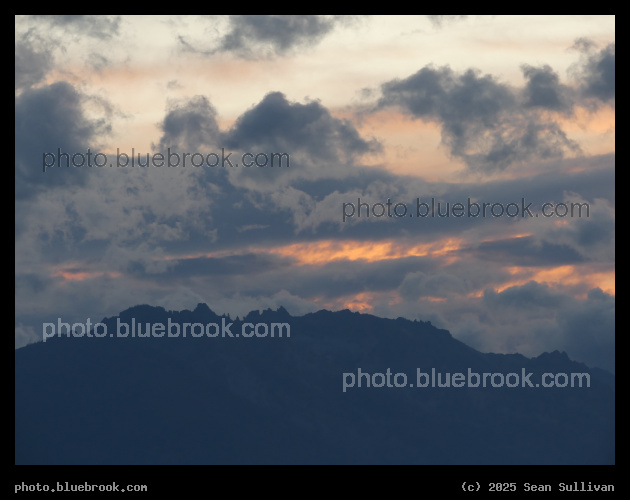 Blue-Gray Clouds at Sunset - Corvallis MT