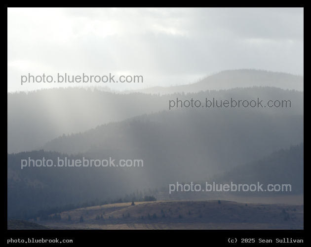 Morning Sunbeams on the Hills - Corvallis MT