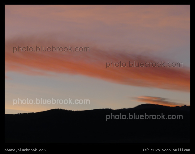 Feathered Red Clouds - Morning twilight, Corvallis MT