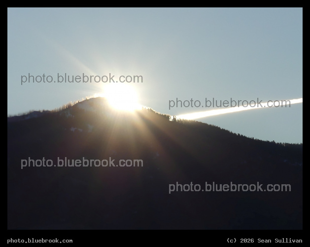 Rising Sun in January - Corvallis MT