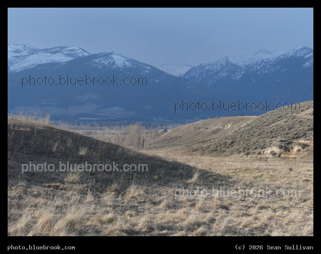 Sunlit Valley and Hillsides - Corvallis MT