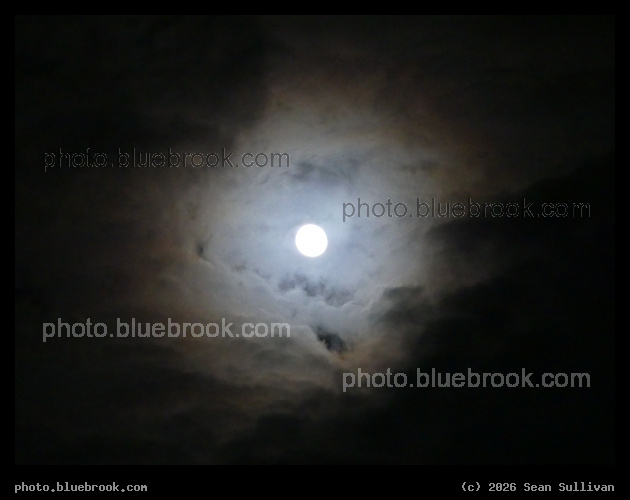 Bright Moon and Clouds - Corvallis MT