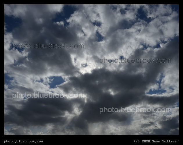 Patchy Clouds towards the Sun - Corvallis MT
