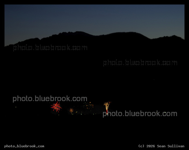 Distant Fireworks in the Valley - Corvallis MT