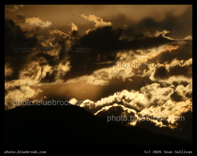 Golden Illumination of Clouds - Corvallis MT
