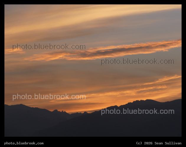 Orange Clouds at Sunset - Corvallis MT