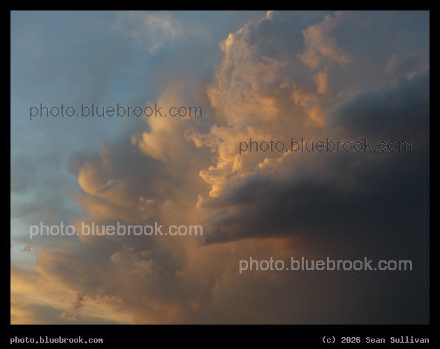 Sunset Illumination on Tall Clouds - Corvallis MT